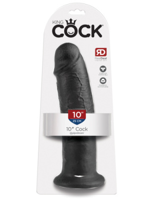 Большой дилдо 10 дюймов King Cock на присоске Hustler.kz Большой дилдо 10 дюймов King Cock на присоске от sex shop Hustler