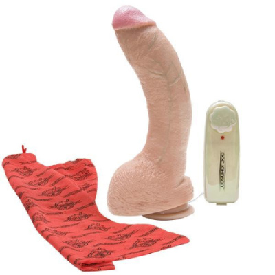 Огромный дилдо (фаллоимитатор) с вибрацией Jeff Stryke от sex shop Hustler