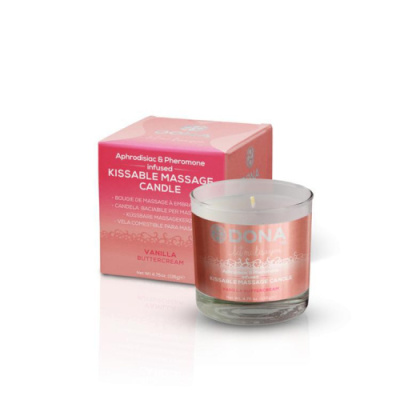 Романтическая свеча (массажная) со вкусом ванили - Vanilla Buttercream, 135 г от sex shop Hustler