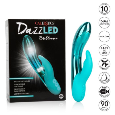 Вибратор кролик со светодиодной подсветкой DazzLED™ Brilliance (10 режимов) от sex shop Hustler