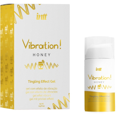 Жидкий вибратор – гель Intt Vibration Honey Honey от sex shop Hustler