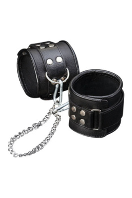 Оковы кожаные на липучке от sex shop Hustler