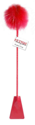 Стек Feather Crop с пуховкой – бдсм игрушки от sex shop Hustler