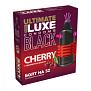 4722lux_Презерватив черный с рельефом Luxe ULTIMATE Болт на 32 (вишня)