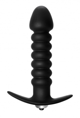 Анальный стимулятор с вибрацией Twisted Anal Plug (7 режимов) от sex shop Hustler
