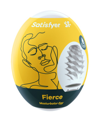 Satisfyer Egg Single яйцо мастурбатор, рельеф Fierce от sex shop Hustler