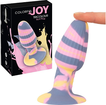 Анальная втулка Colorful Joy Hustler.kz Анальная втулка Colorful Joy от sex shop Hustler