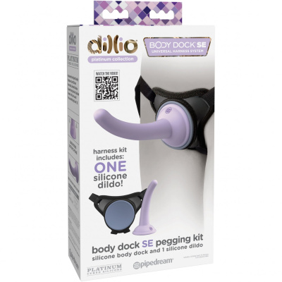 Трусики с фаллоимитатором - страпон Body Dock от Dillio Platinum от sex shop Hustler