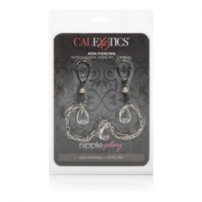 Зажимы-украшения на соски Nipple Play Non-Piercing Nipple Chain Jewelry Hustler.kz Зажимы-украшения на соски Nipple Play Non-Piercing Nipple Chain Jewelry от sex shop Hustler