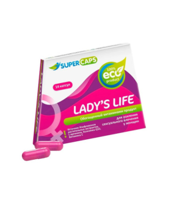 Возбудитель женский в капсулах Lady's Life от sex shop Hustler