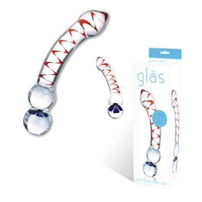 Фаллос с красной спиралью и голубой незабудкой Zuzu petals Hustler.kz Фаллос с красной спиралью и голубой незабудкой Zuzu petals от sex shop Hustler