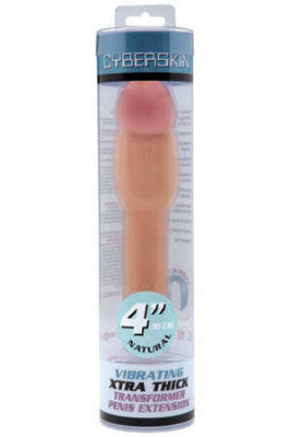 Насадка на член Xtra Thick с вибрацией (увеличит на 10 см) от sex shop Hustler