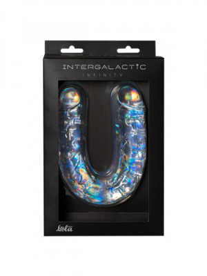 Фаллос гелевый двойной Intergalactic Infinity (длина 33,5 см, диаметр 3,8 см) от sex shop Hustler