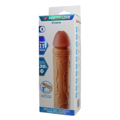 Насадка на член Chane (+5 см в длину, 35% в диаметре) от sex shop Hustler