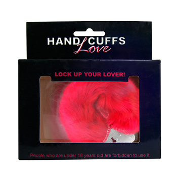 Наручники с мехом Love от sex shop Hustler