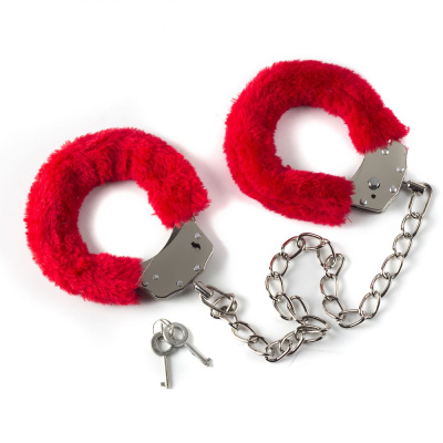 Оковы для ног или наручники с мехом Ankle Cuffs от sex shop Hustler