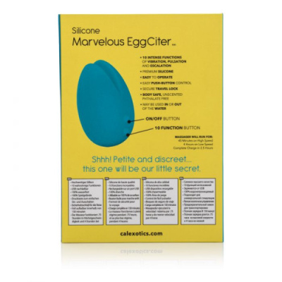 Маленький вибратор яйцо Marvelous Eggciter (10 режимов), коллекция Mini Marvels от sex shop Hustler фото-5