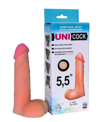 Насадка для страпона Harness UNICOCK 5,5 дюймов от sex shop Hustler