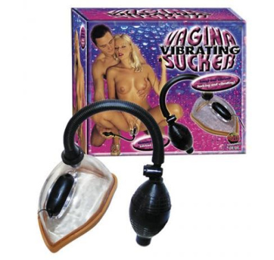 Помпа женская с вибратором Vagina Sucker от sex shop Hustler