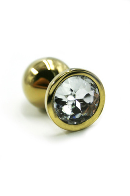 Анальная пробка Butt Plug Gold Large от sex shop Hustler