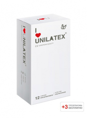 Unilatex Ultrathin – ультратонкие презервативы (0,05 мм) от sex shop Hustler