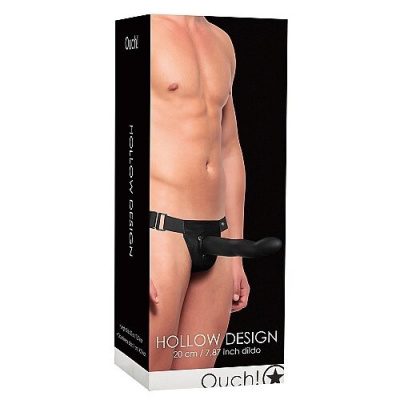 Полый мужской страпон Hollow Design Strap On от sex shop Hustler