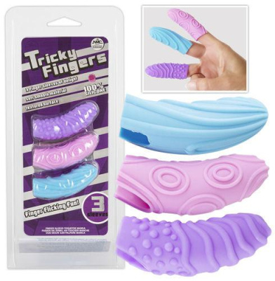 Насадки на пальцы Tricky Fingers (набор 3 шт.) от sex shop Hustler