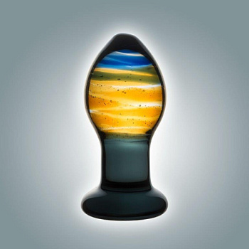 Анальная пробка из стекла от sex shop Hustler