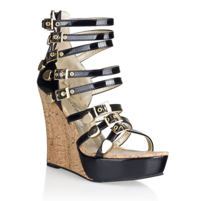 Стрипы - GLAMOUR SLIPPER босоножки на высокой танкетке от sex shop Hustler