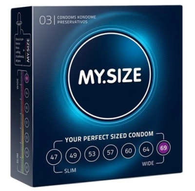 Презервативы MY.SIZE - 69 от sex shop Hustler