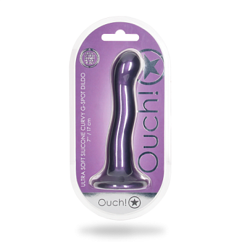 Мягкий силиконовый Ultra Soft Dildo G-Spot, 17 см от sex shop Hustler