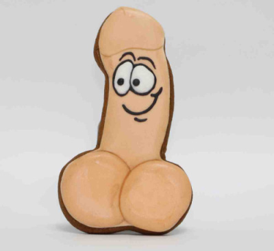 Пенисы со смайлами – пряники ручной работы от sex shop Hustler