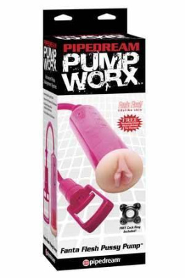 Помпа мужская Fanta Flesh с вагиной-уплотнителем розовая от sex shop Hustler