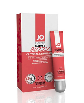 Возбуждающий крем для клитора JO Warm & Buzzy от sex shop Hustler