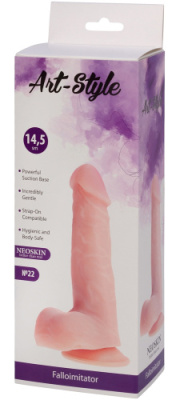 Фаллос на присоске ART-Style №22 от sex shop Hustler