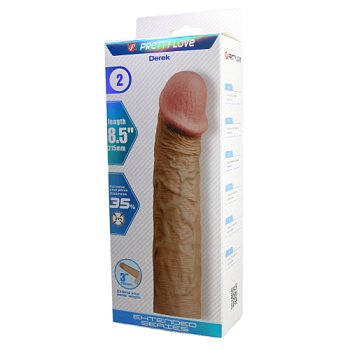 Насадка для увеличения Derek (+7,6 см в длину, 35% в диаметре) от sex shop Hustler