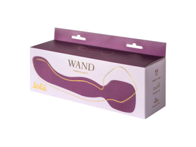Компактный вибромассажер с нагревом Heating Wand от sex shop Hustler