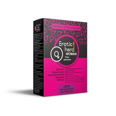 Кофе возбудитель женский Erotic hard от sex shop Hustler