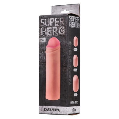 Насадка для увеличения члена SUPER HERO Casanova от sex shop Hustler