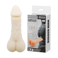 2 в 1 – насадка и мастурбатор анус Bigger Man (+1,8 см) от sex shop Hustler