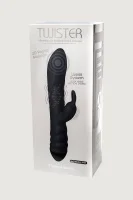 Twister - вибратор кролик с вращающимися шариками (20 режимов, перезаряжаемый) от sex shop Hustler