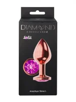 Анальное украшение Diamond – розовое золото (размер L) от sex shop Hustler