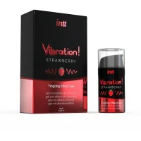 Жидкий вибратор – гель Intt Vibration Strawberry от sex shop Hustler