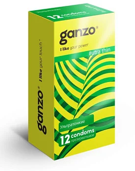 Презервативы Ganzo Ultra thin от sex shop Hustler
