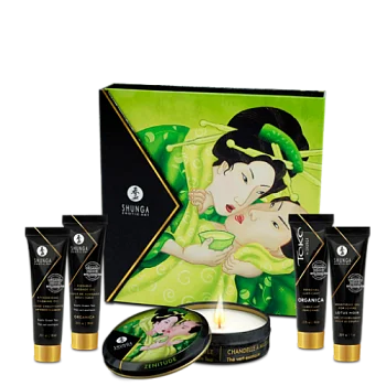 Набор Shunga Geisha’s Secret ОРГАНИКА Экзотический зеленый чай (5 предметов) от sex shop Hustler